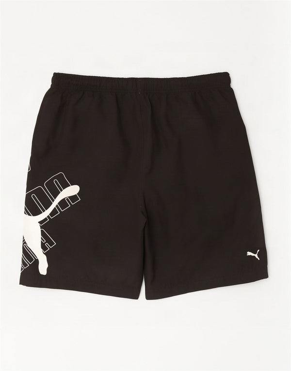 Puma Jungen Graphic Sport Shorts 15-16 Jahre Schwarz