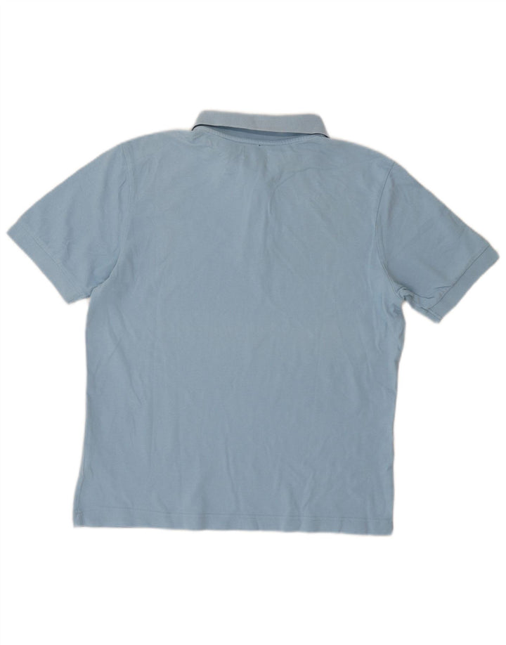 Kappa Herren-Poloshirt aus mittelblauer Baumwolle