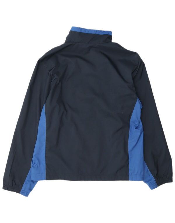Fila Damen-Trainingsanzug-Top-Jacke IT 44 Medium Navy Blue Colourblock