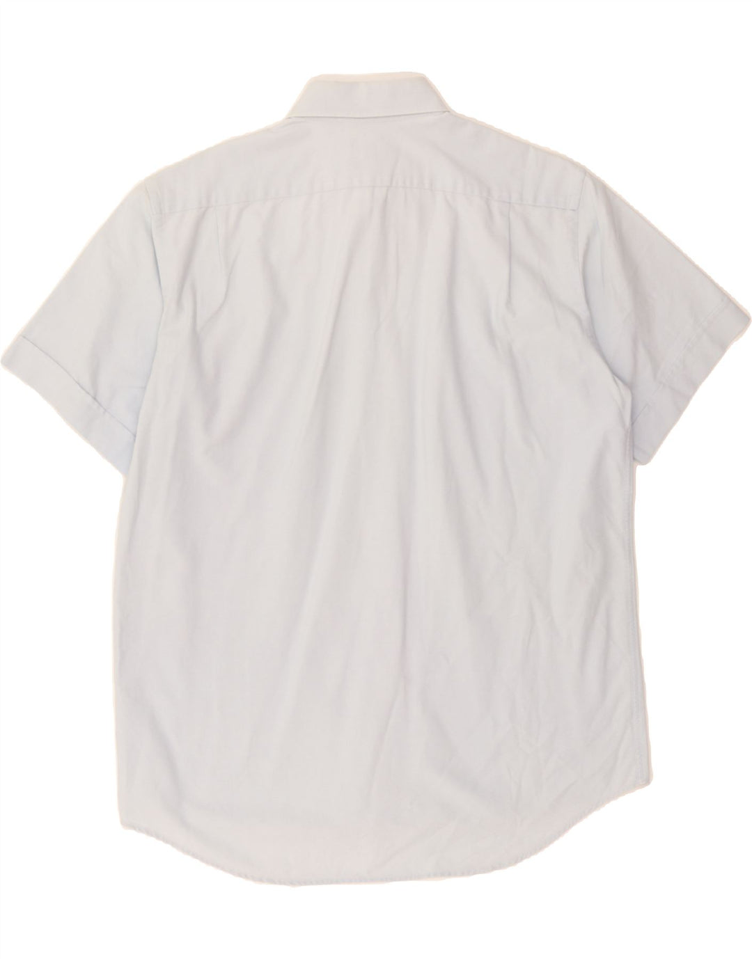 LACOSTE Mens Short Sleeve Shirt Size 41 Medium Blue Cotton Vintage Lacoste and Second-Hand Lacoste from Messina Hembry 