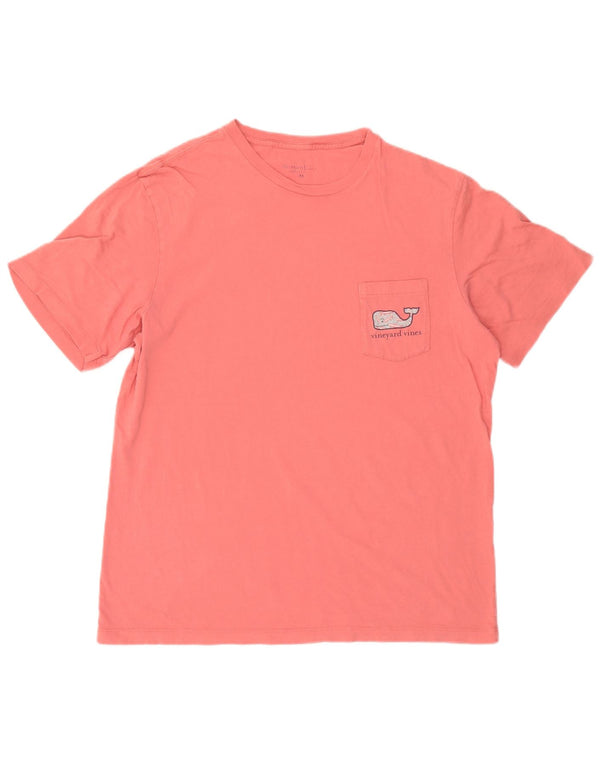 Vineyard Vines Herren-T-Shirt mit Grafik, Mittelrosa, Baumwolle
