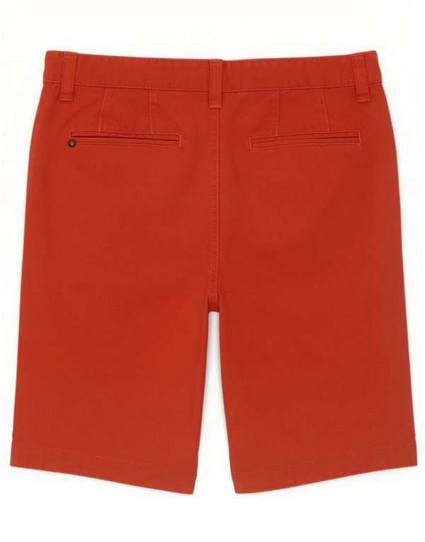 Ted Baker Herren Chinoshorts W32 Mittelorange Baumwolle