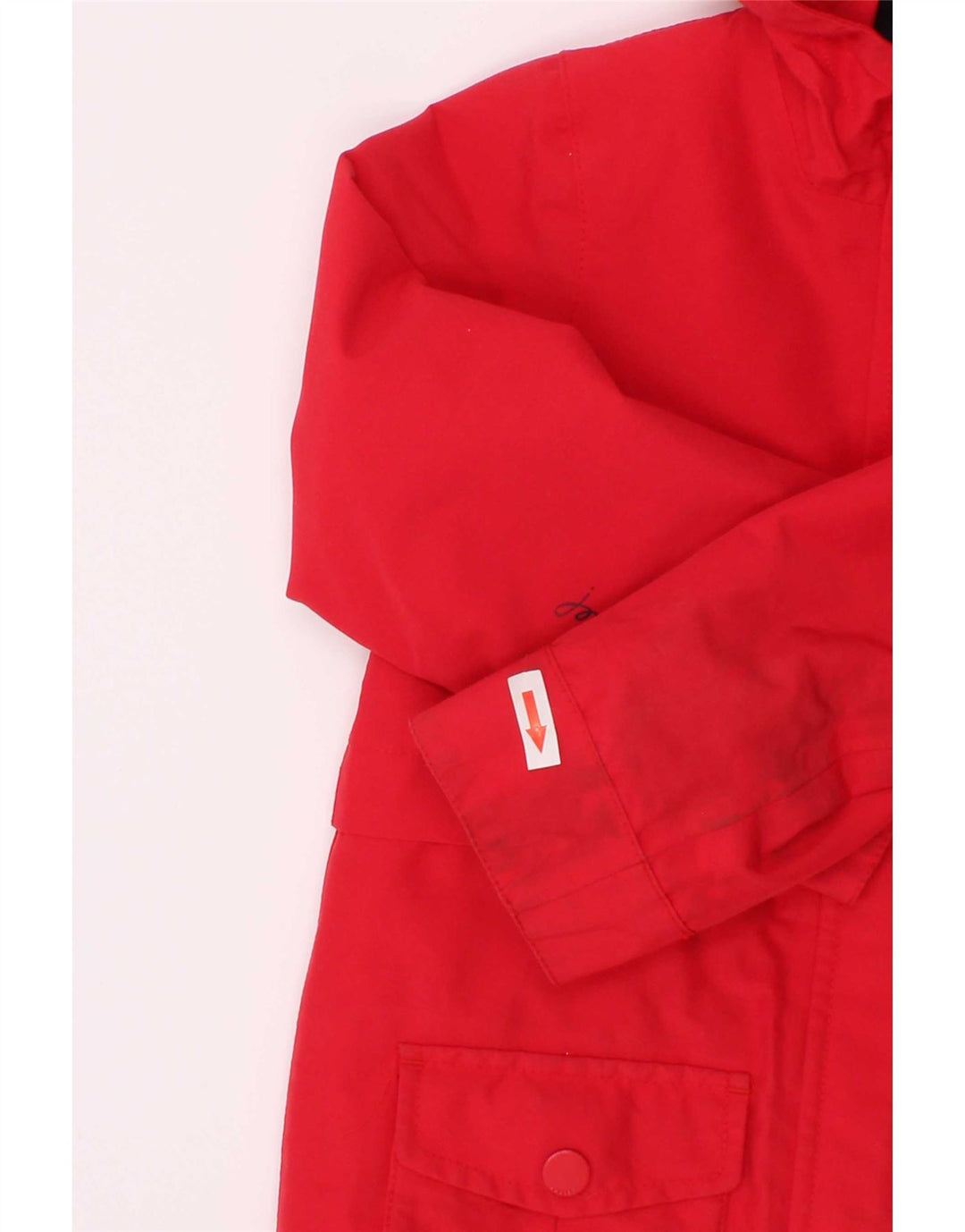 Joyce Mädchen-Regenmantel mit Kapuze, 3–4 Jahre, rotes Polyester