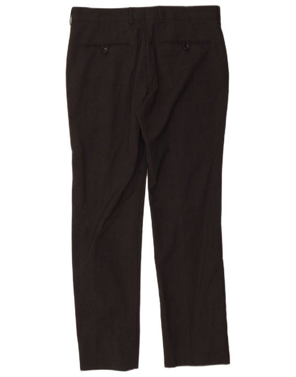 Gerade Anzughose für Herren von Zara, EU 40, mittelgroß, W31, L30, grau, Polyester