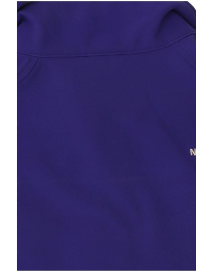 The North Face Damen-Windbreaker-Jacke UK 14 Mittelmarineblaues Polyester