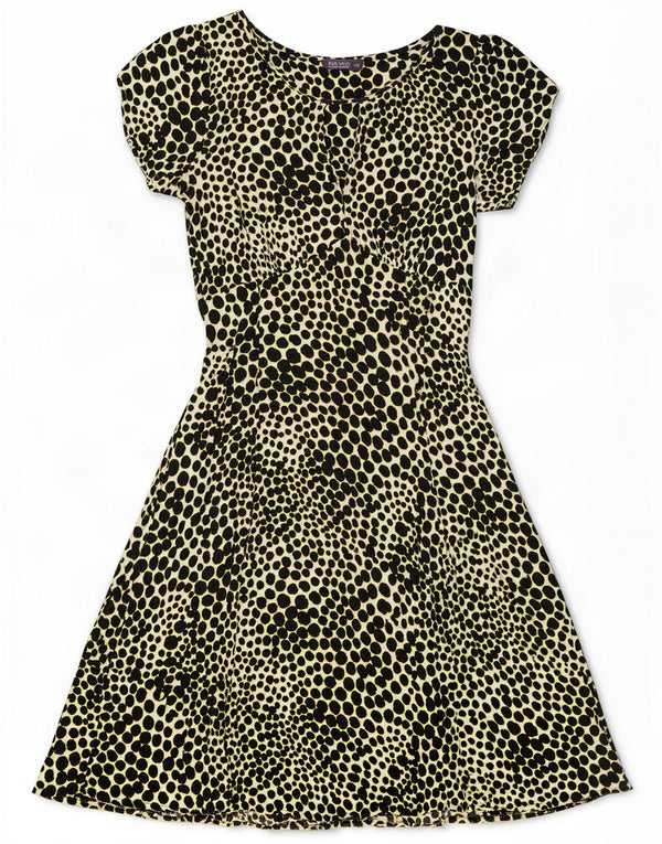 Marks & Spencer Damen-A-Linien-Kleid, Größe 40, klein, mehrfarbig, mit Tiermuster