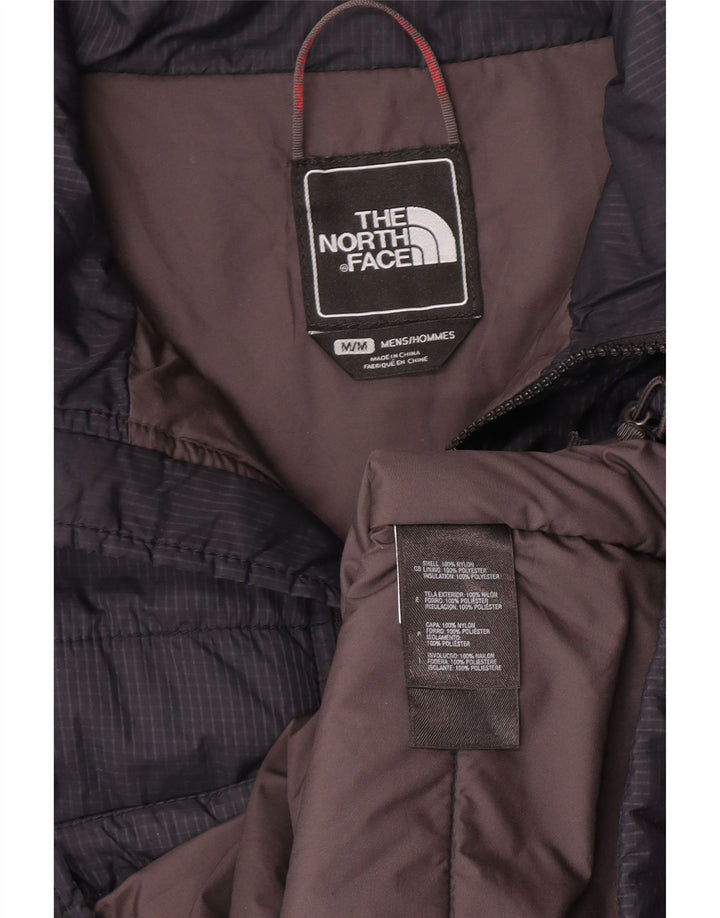 The North Face wattierte Herrenjacke UK 38 Medium Navy Blue Check Nylon