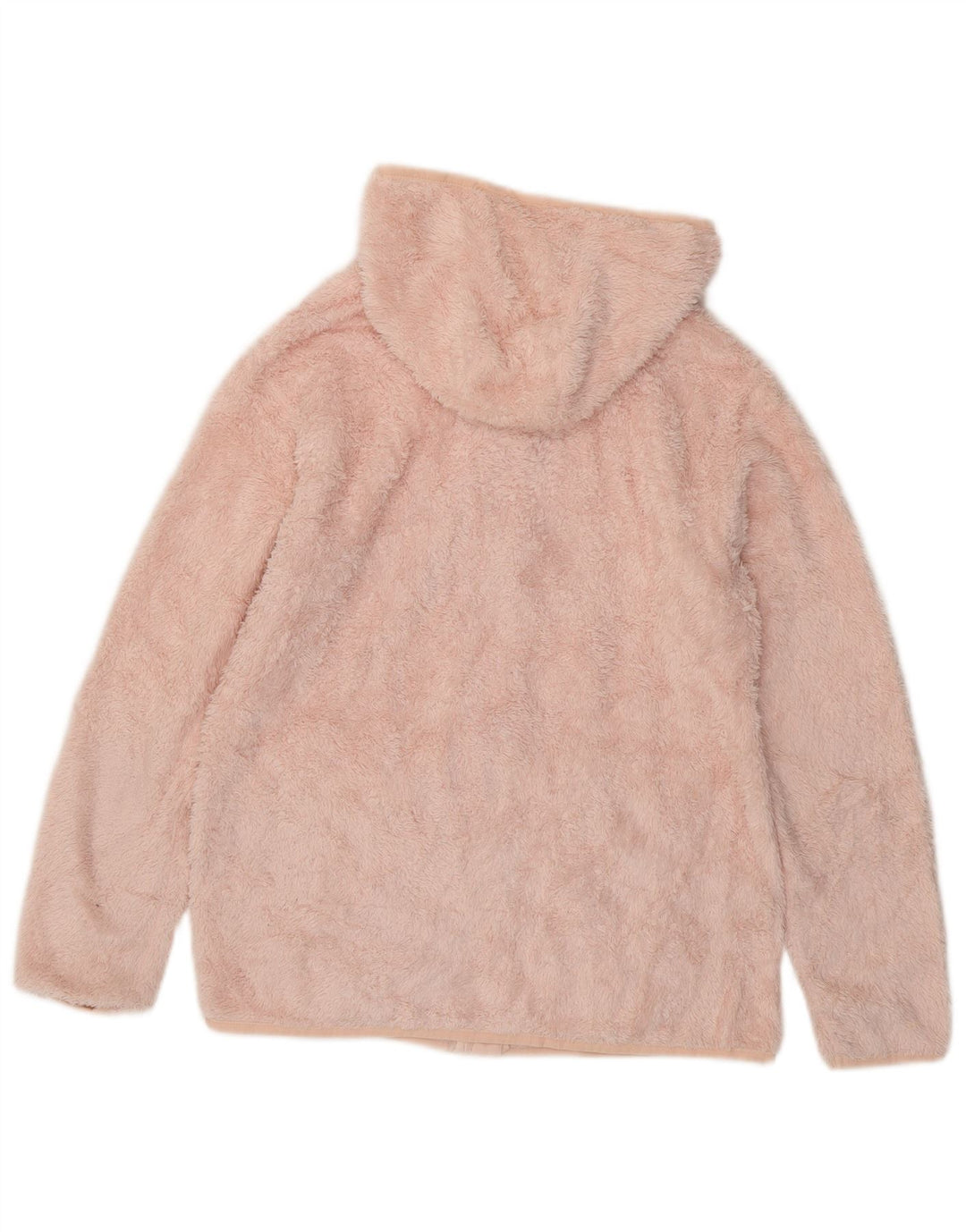EDDIE BAUER Damen Kapuzen-Fleecejacke UK 10 Small Rosa Polyester