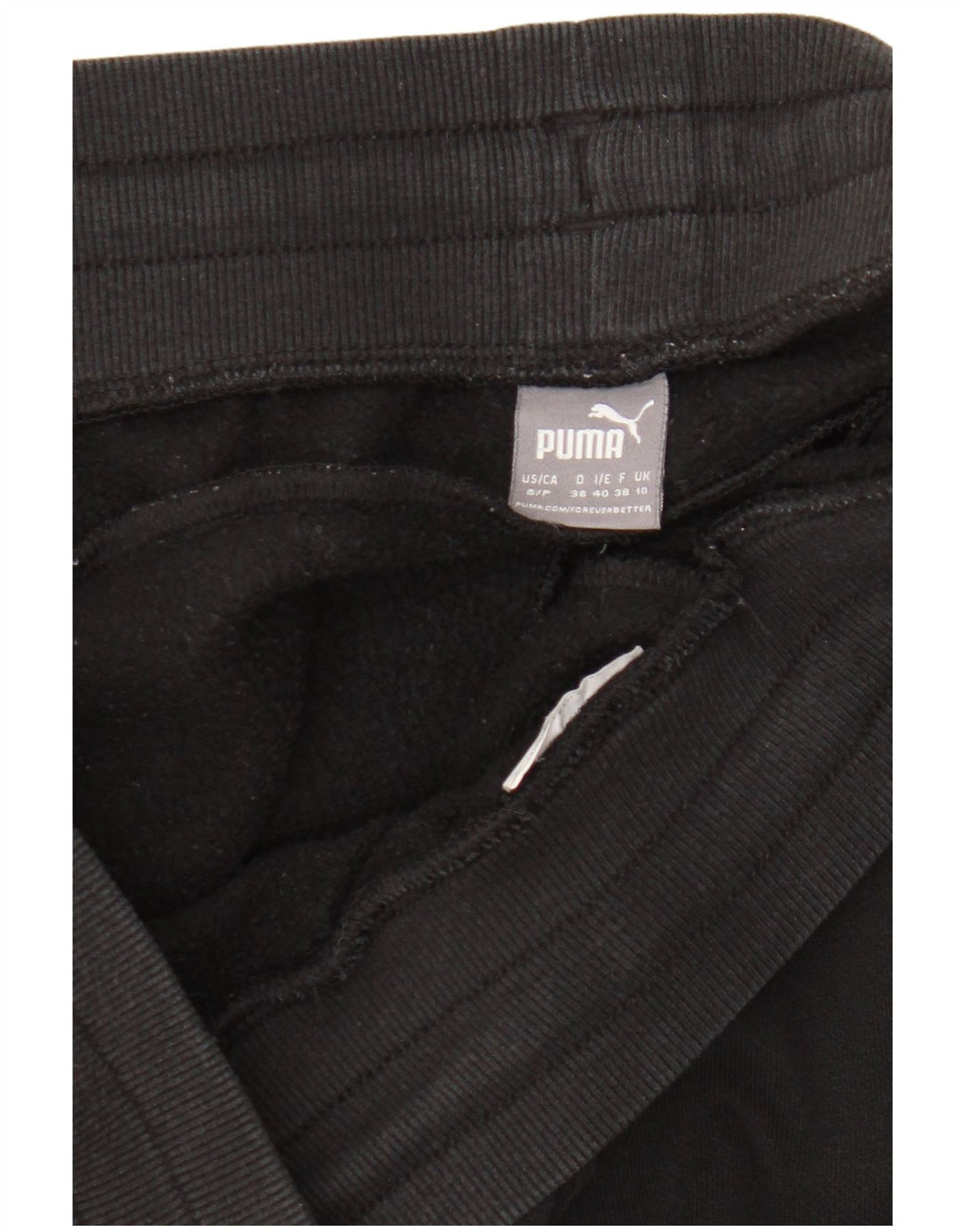 Puma Damen Trainingshose Jogger UK 10 Small Schwarz