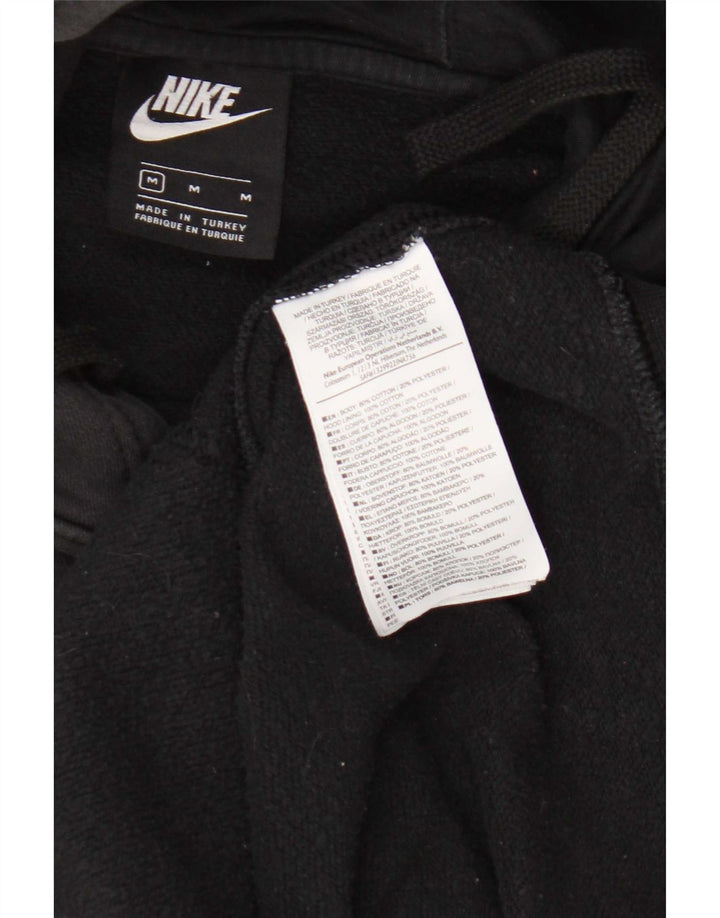 Nike Herren-Kapuzenpullover mit Grafik, mittelschwarz, Baumwolle