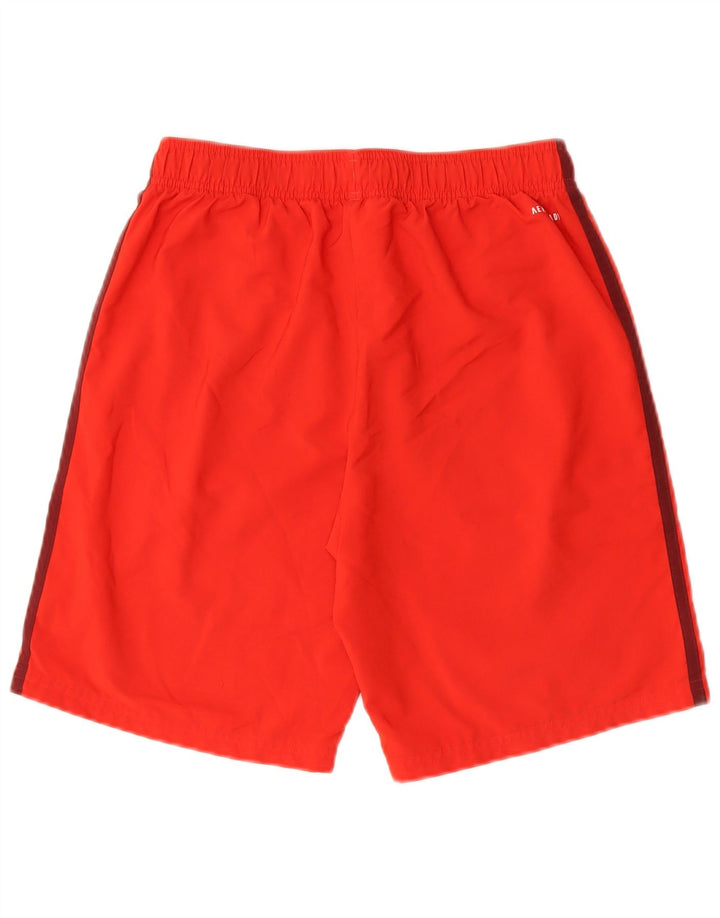ADIDAS Boys Sport Shorts 13-14 Years  Red Polyester