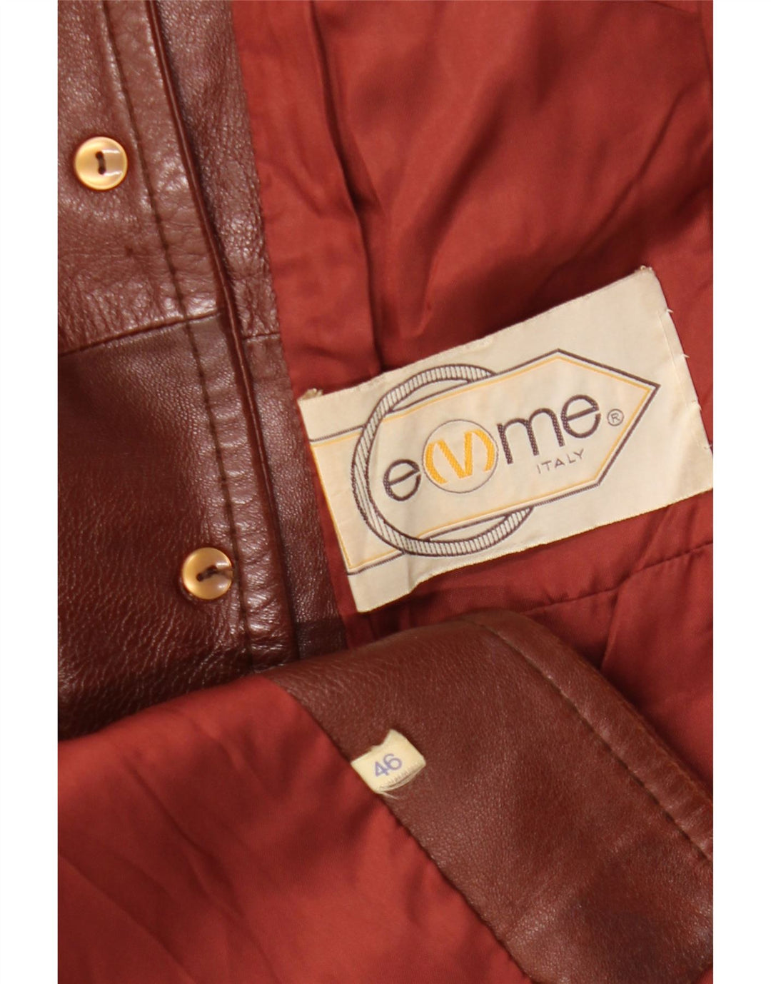 Emme Damen Lederjacke IT 46 Large Braun