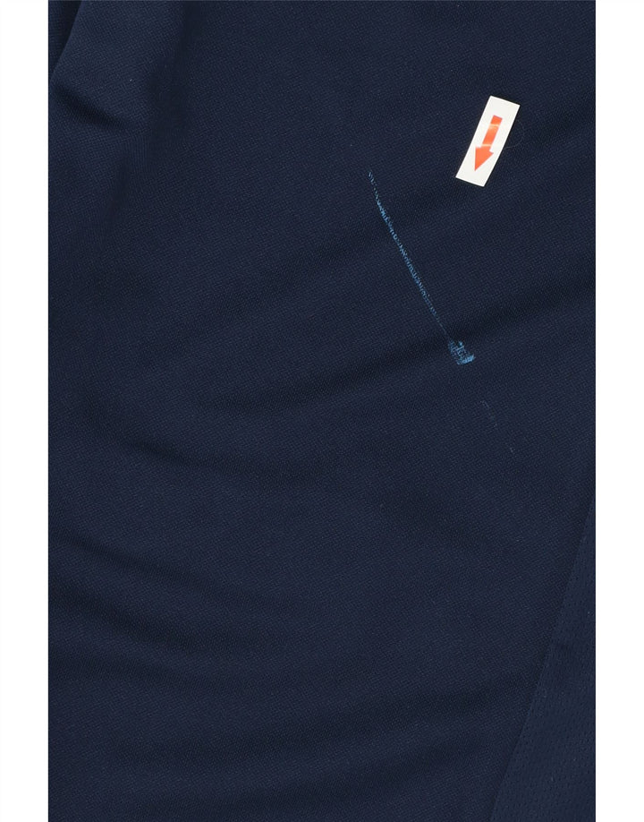 ADIDAS Herren Climalite Trainingsanzug Top Jacke UK 36/38 Small Marineblau