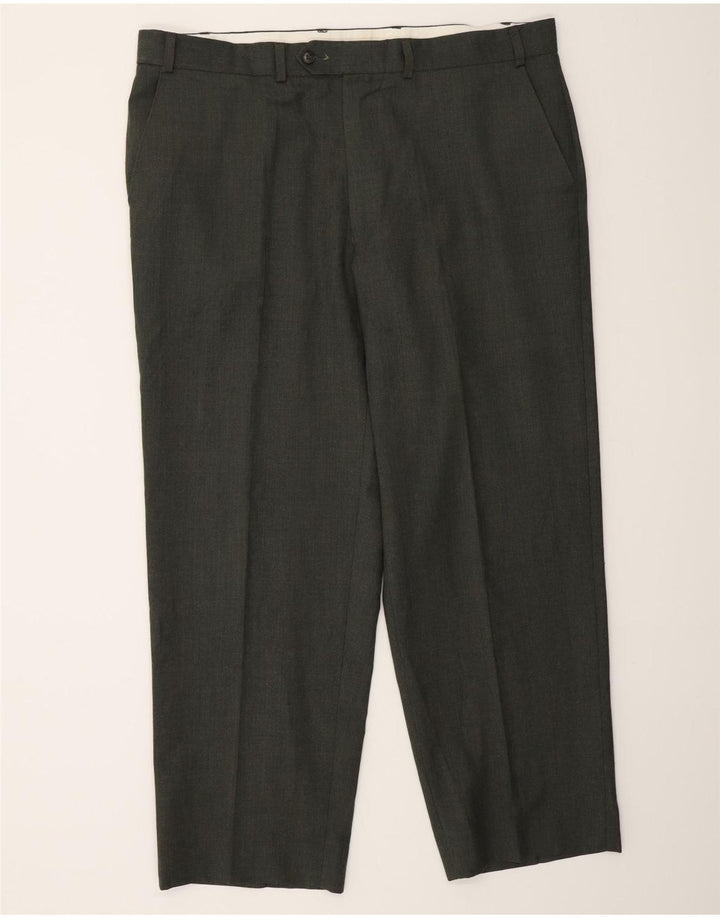 Marks & Spencer Herren St. Michael Gerade Anzughose W40 L29 Grün