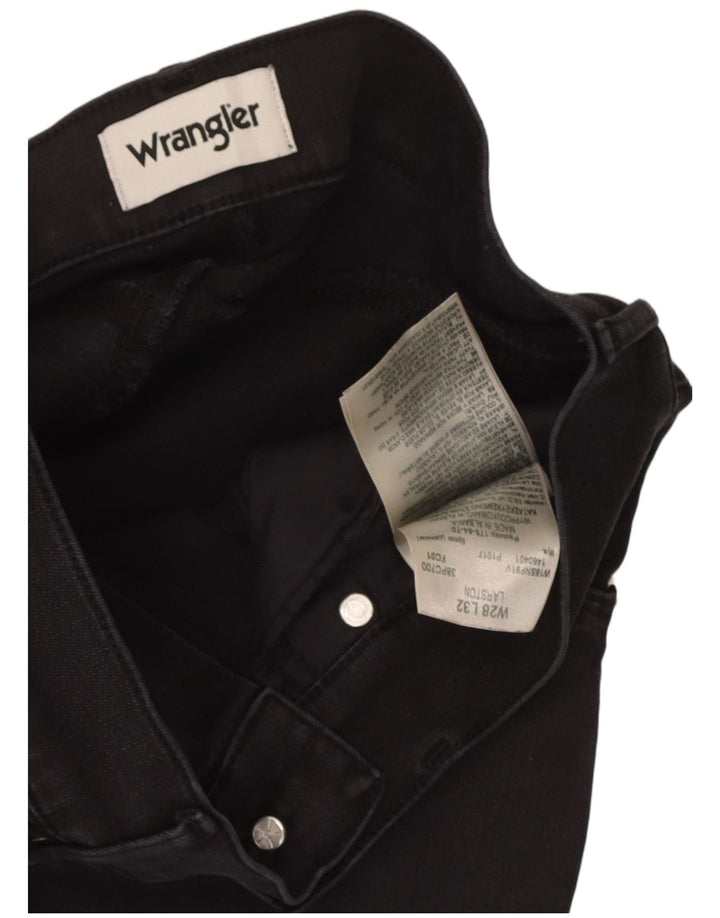 Wrangler Damen Larston Slim Jeans W28 L32 Schwarz