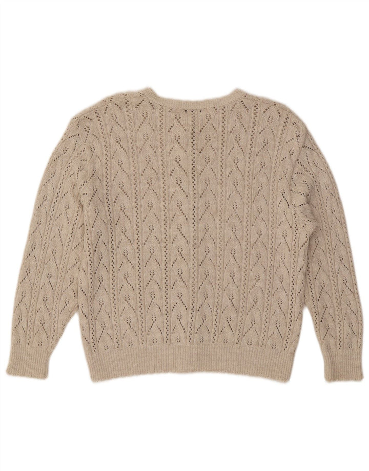 Marks & Spencer Damen-Cardigan-Pullover UK 12 Medium Beige Acryl