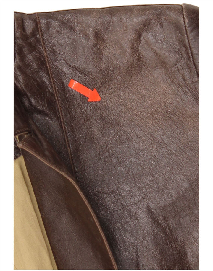 Massimo Rebecchi Damen 2-Knopf-Blazerjacke IT 46 Large Braun