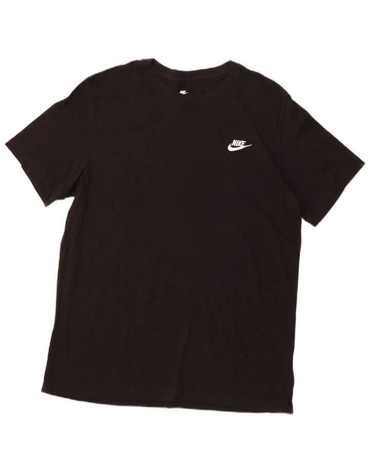 NIKE Herren T-Shirt Top Large Schwarz Baumwolle