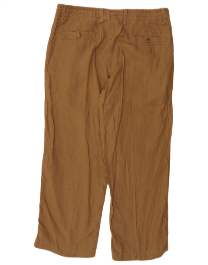 Marks & Spencer Herren Blue Harbour Gerade Chinohose W36 L26 Braun