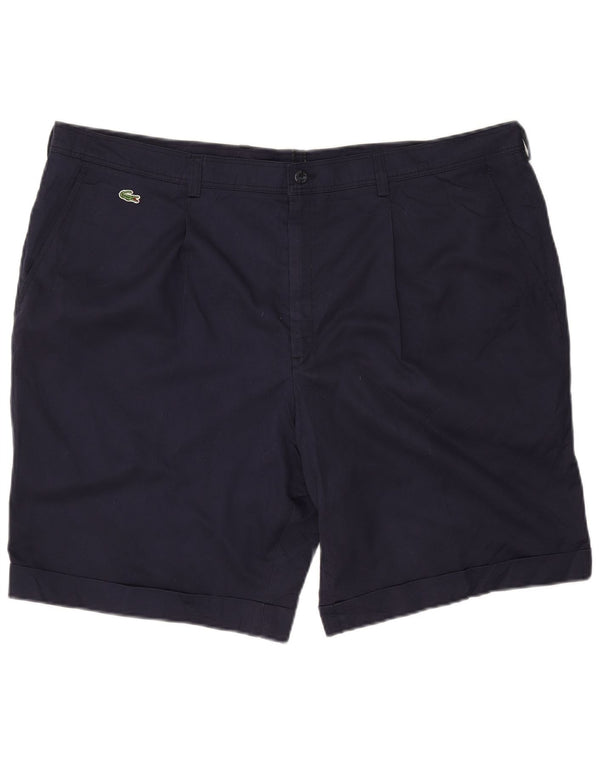 Lacoste Herren Chino Shorts IT 54 2XL W42 Marineblau Polyester