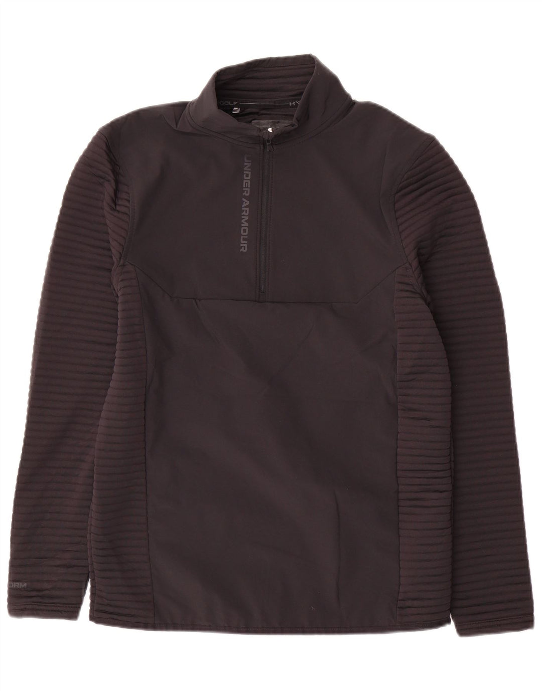 Under Armour Herren-Pullover-Trainingsanzugoberteil mit Reißverschluss, Größe S, Schwarz, Polyester