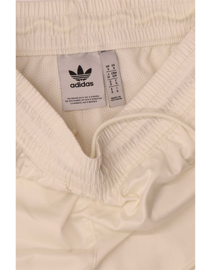 Adidas Herren Sport Shorts Small Weiß Polyester