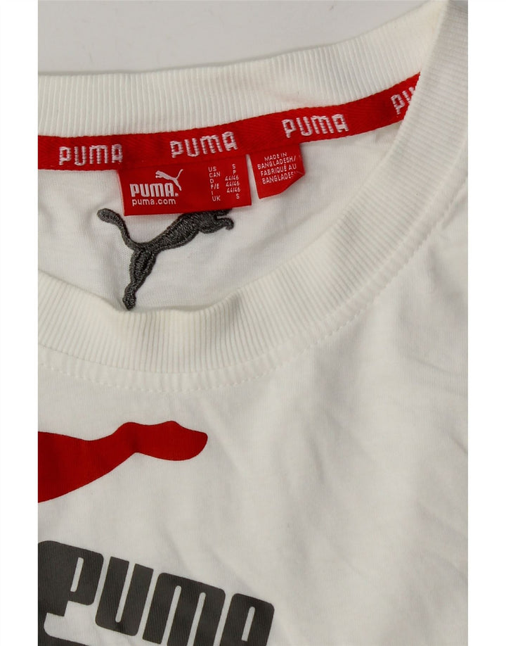 PUMA Herren Graphic Vest Top Small Weiß