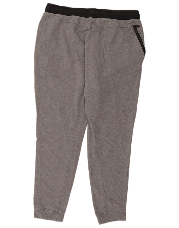Nike Herren-Trainingshose XL, graue Colourblock-Baumwolle
