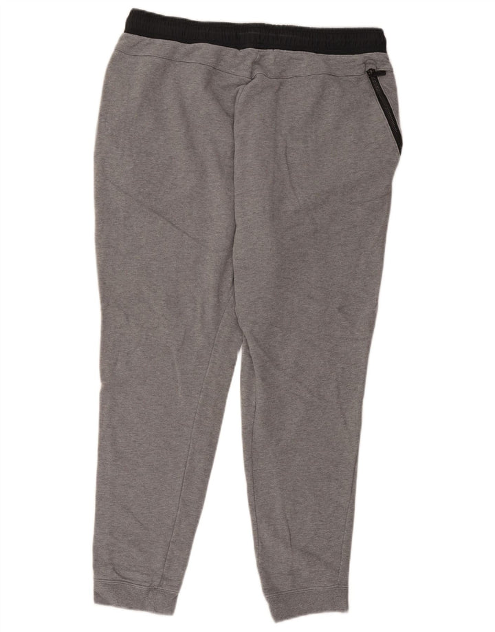 Nike Herren-Trainingshose XL, graue Colourblock-Baumwolle