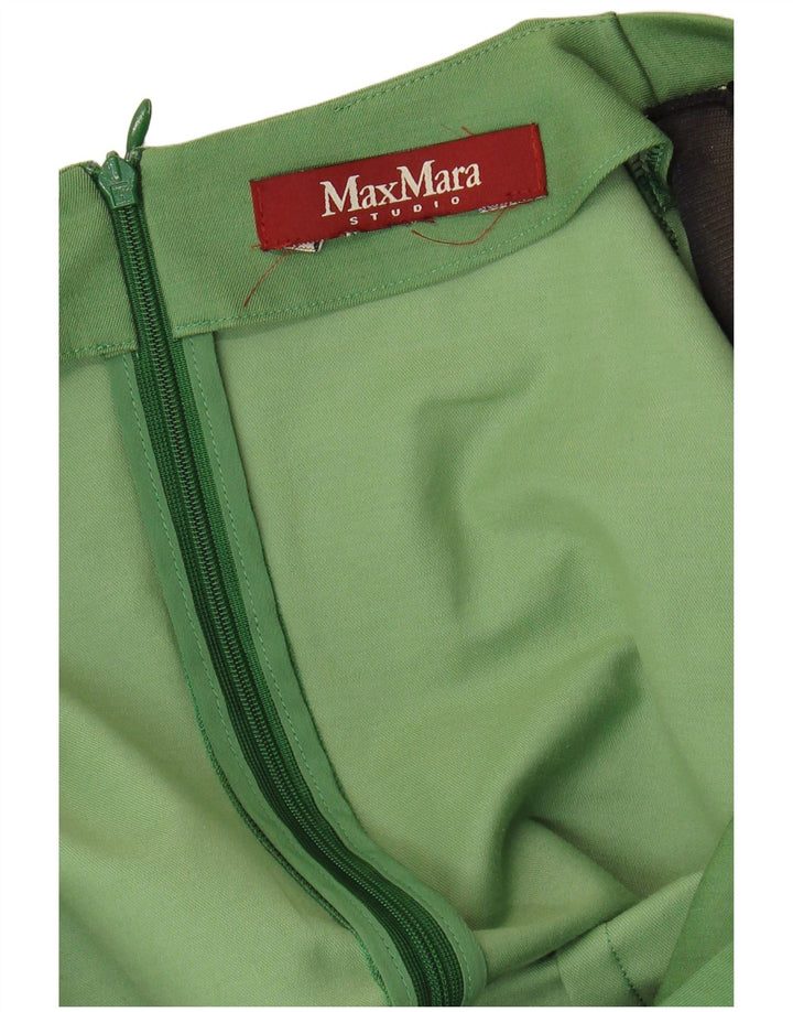 MAX MARA Damen Etuikleid UK 12 Mittelgrün