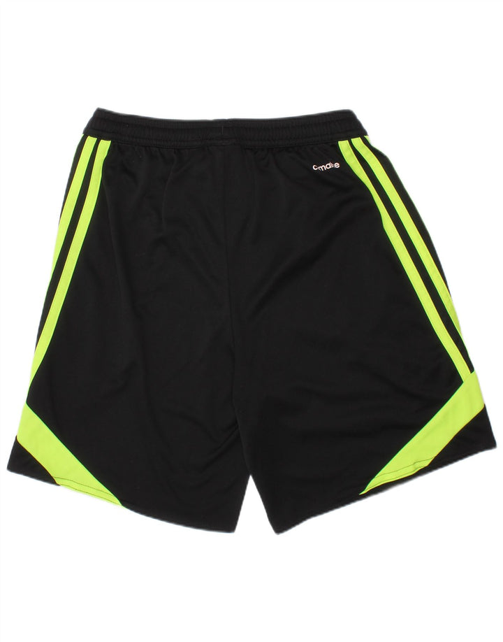 ADIDAS Climalite Sportshorts für Jungen, 11–12 Jahre, Schwarz, Farbblock