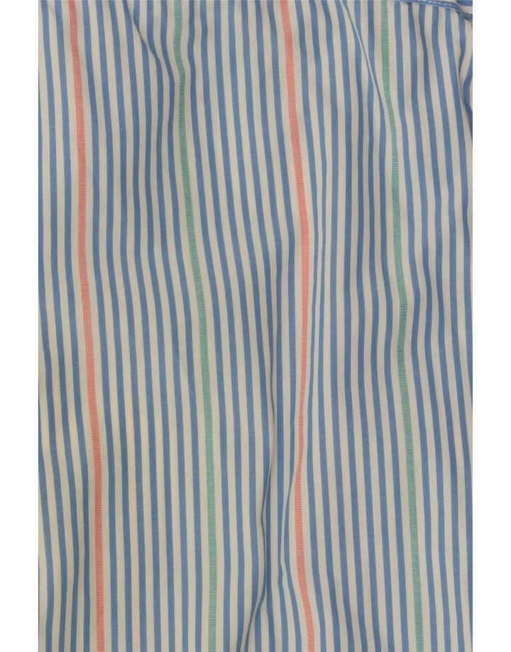 TOMMY HILFIGER Mens Regular Fit Shirt Large Blue Striped Cotton Vintage Tommy Hilfiger and Second-Hand Tommy Hilfiger from Messina Hembry 
