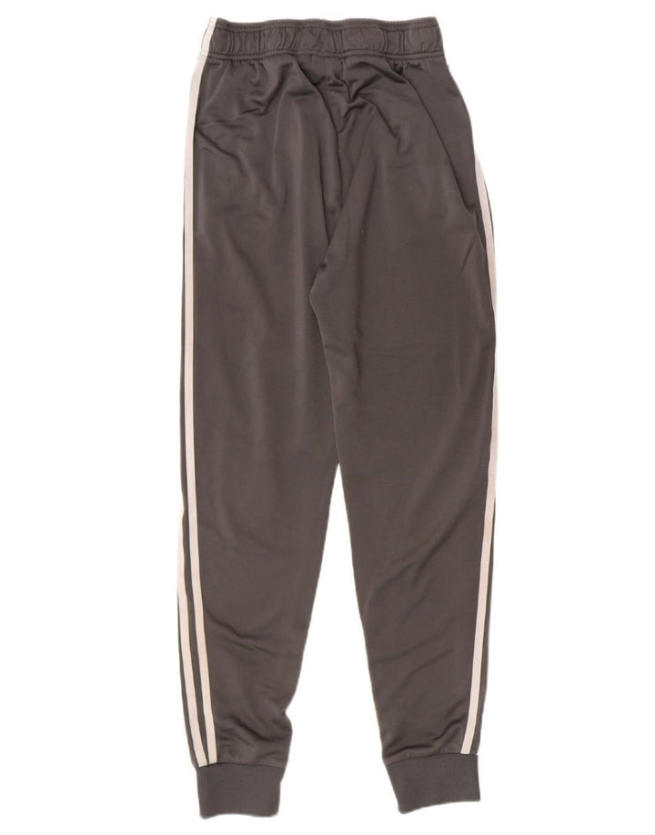 ADIDAS Boys Tracksuit Trousers Joggers 13-14 Years  Grey Polyester