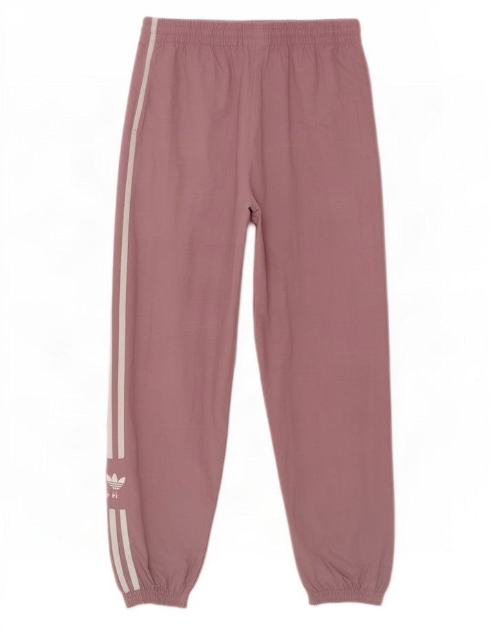 Adidas Damen Trainingshose UK 14 Medium Lila Nylon