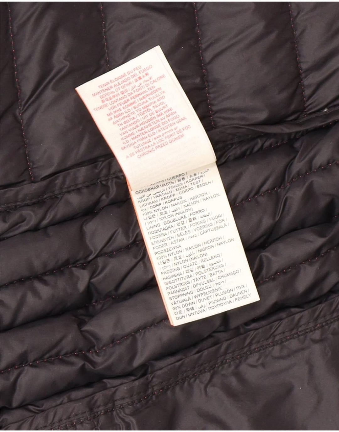 Superdry Wattierte Jacke mit Kapuze für Damen, UK 10, Small, Rosa, Nylon