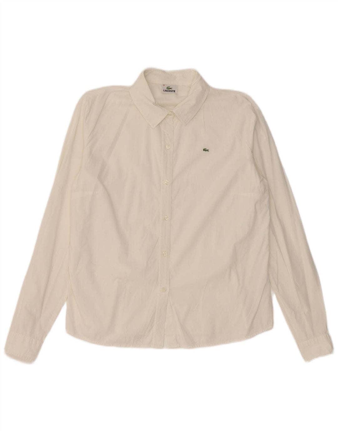 Lacoste Damen-Hemd, Größe 44, groß, weiß