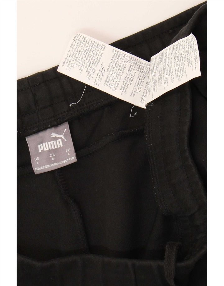 Puma Herren-Trainingshose, große schwarze Baumwolle