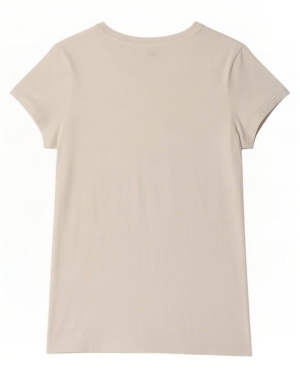 Levi's Damen T-Shirt Top UK 10 Small Weiße Baumwolle