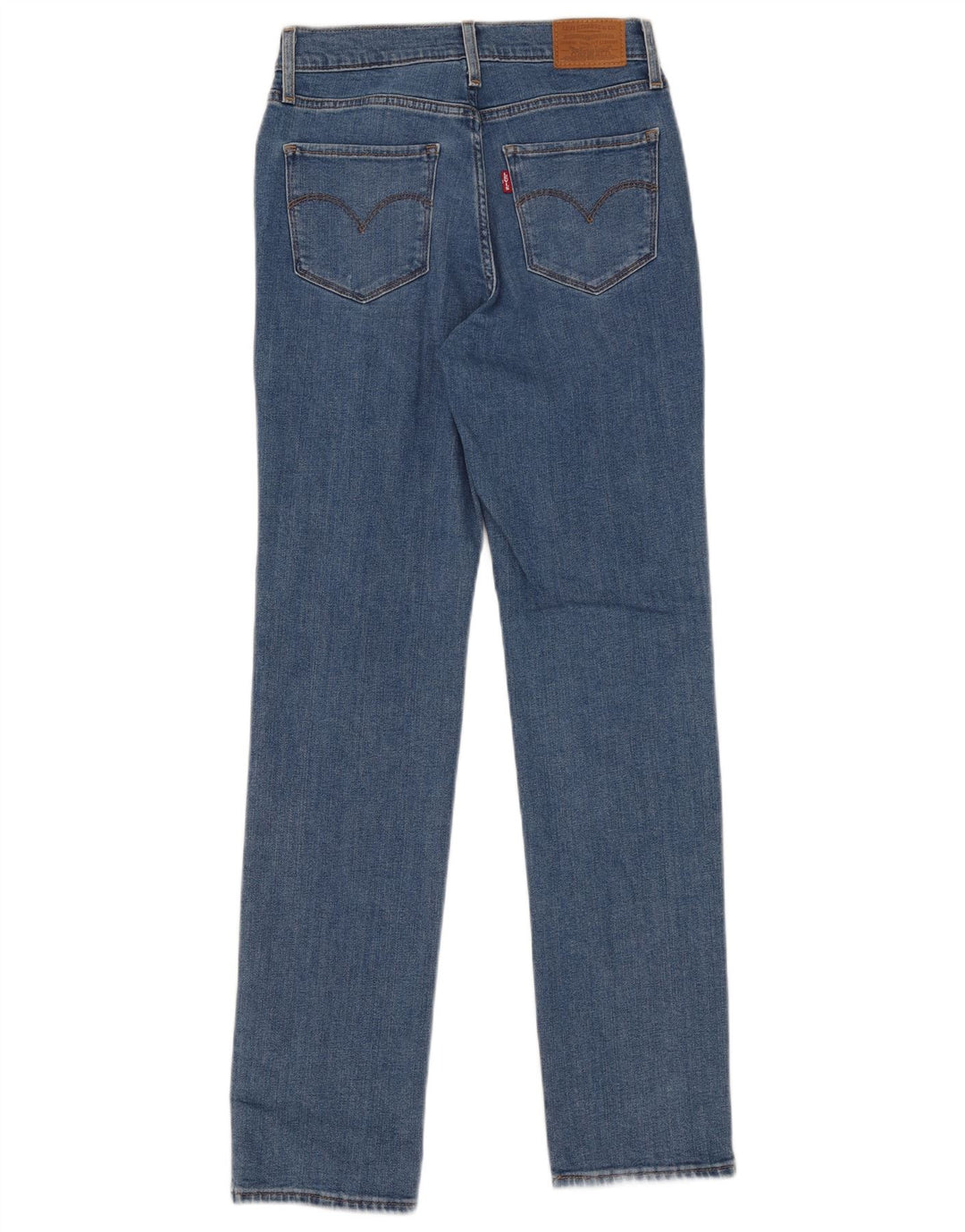 Levi's Damen 724 High Rise Straight Jeans W27 L30 Blau