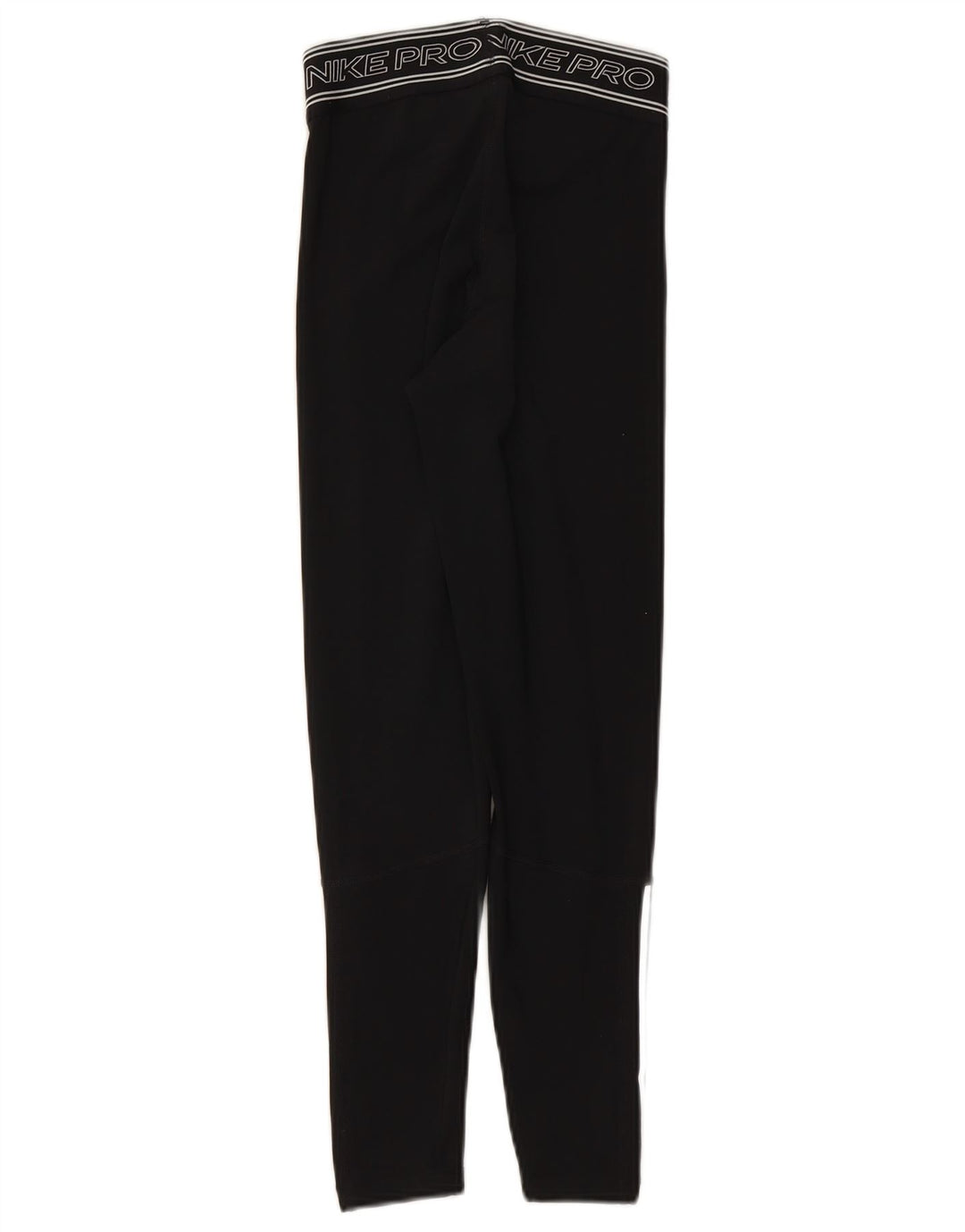NIKE Womens Dri Fit Graphic Leggings UK 4 XS Schwarz Polyester