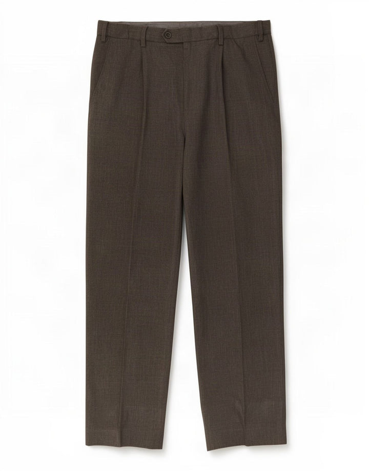 Marks & Spencer Herren-Anzughose mit Pegged-Anzug, W34, L30, graues Polyester