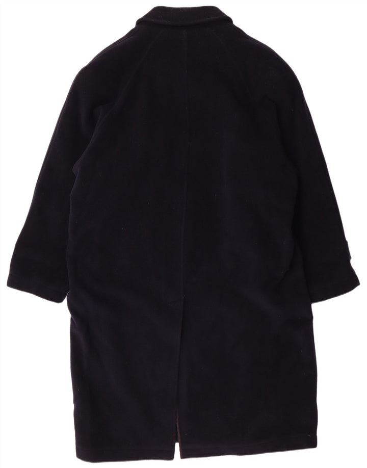 TRUSSARDI JEANS Herrenmantel UK 42 XL Marineblaue Wolle