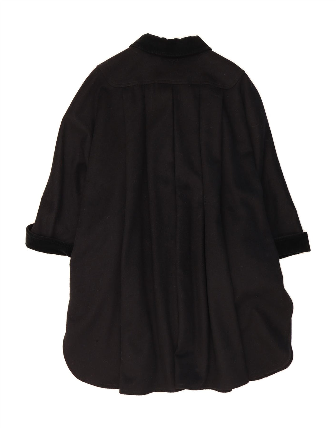 VINTAGE Womens Overcoat One Size Black Vintage Vintage and Second-Hand Vintage from Messina Hembry 