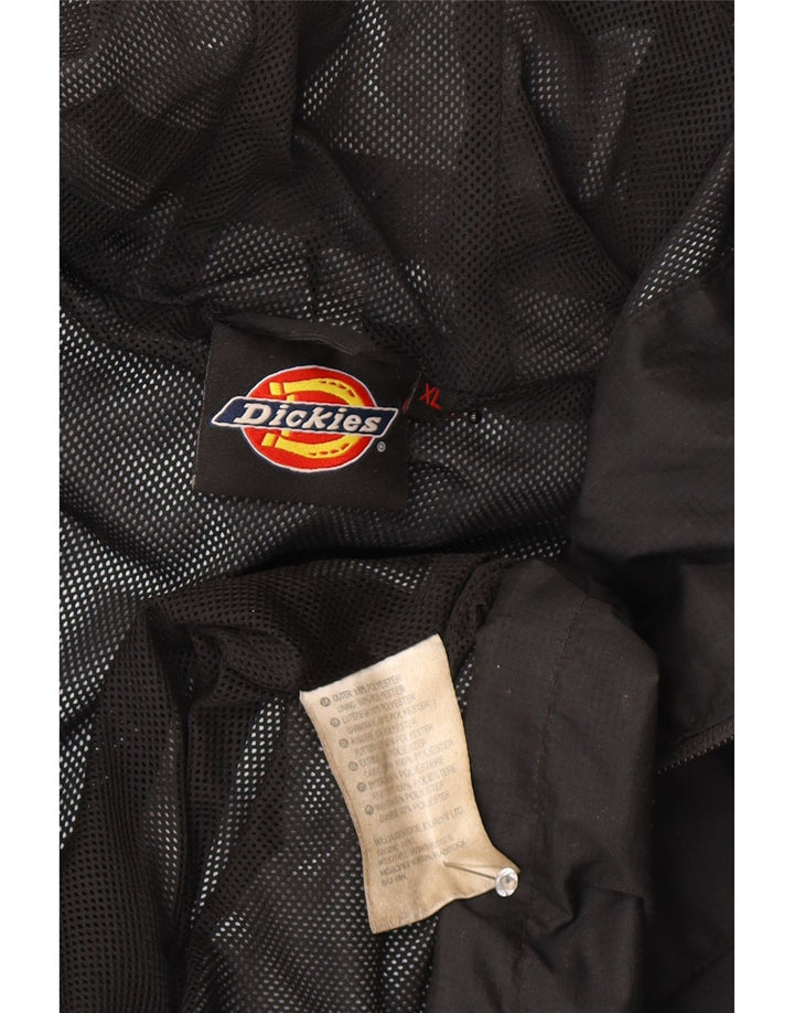 Dickies Herren-Regenjacke mit Kapuze, UK 42, XL, Schwarz, Polyester
