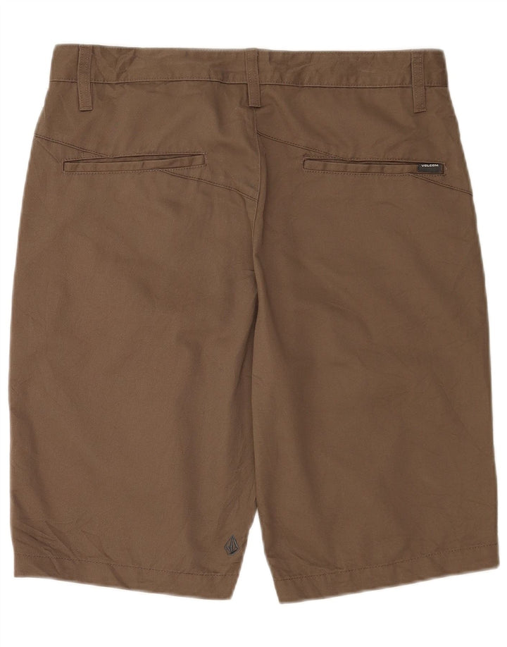 Volcom Herren Chinoshorts W31 mittelbraune Baumwolle