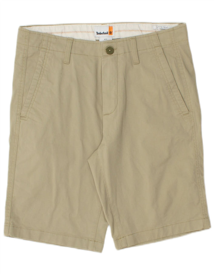 Timberland Herren Chinoshorts W30 mittelgrüne Baumwolle