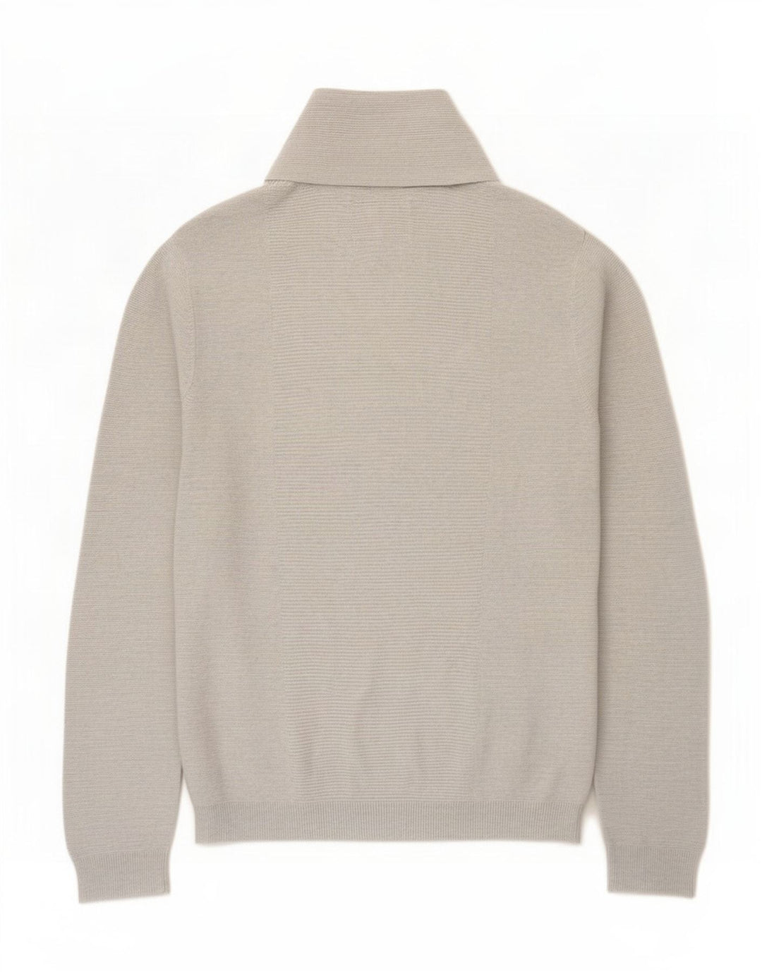 Jules Herren-Pullover mit Schalkragen, groß, aus grauer Baumwolle