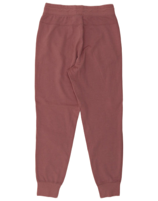 Nike Womens Crop Trainingsanzug Hose Jogger UK 10 Small Pink Colourblock