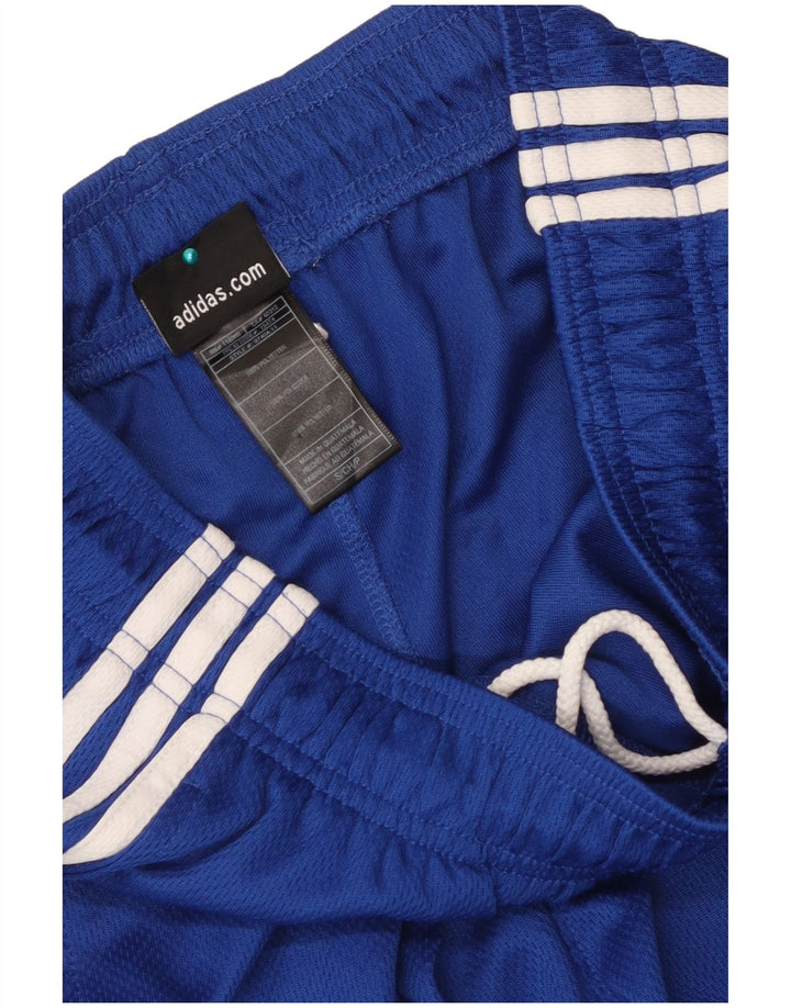 Adidas Herren Sportshorts mit Grafik, Größe S, Blau, Polyester, Sport