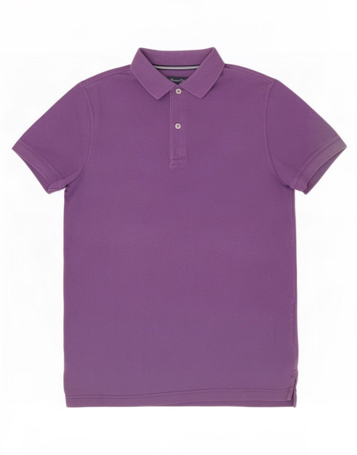 Massimo Dutti Herren Poloshirt Medium Lila